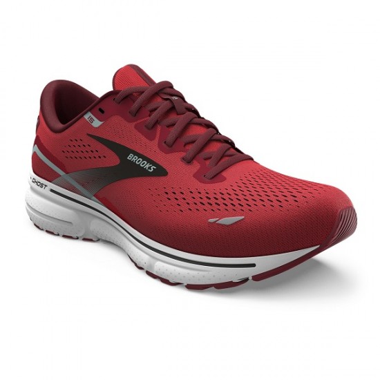 BROOKS GHOST 15 Red/Blue Haze/White