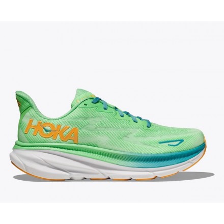 HOKA ONE ONE CLIFTON 9 ZEST / LIME GLOW