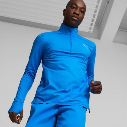 PUMA RUN FAVORITE 1/4 ZIP, Ultra Blue