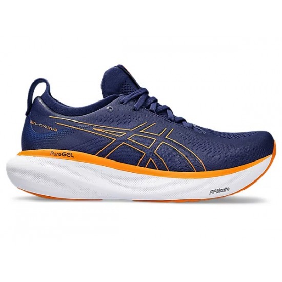 ASICS GEL NIMBUS 25 DEEP OCEAN/BRIGHT ORANGE