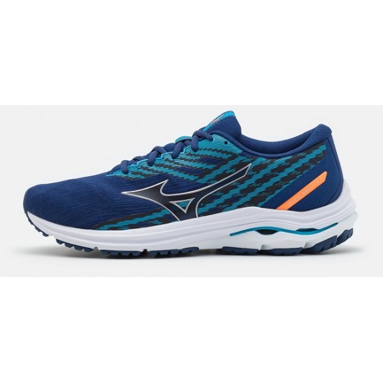 MIZUNO WAVE EQUATE 7 donna Dazzling Blue/White/Neon Flame
