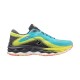 MIZUNO Wave Sky 7 Jet Blue/White/Bolt 2 Neon