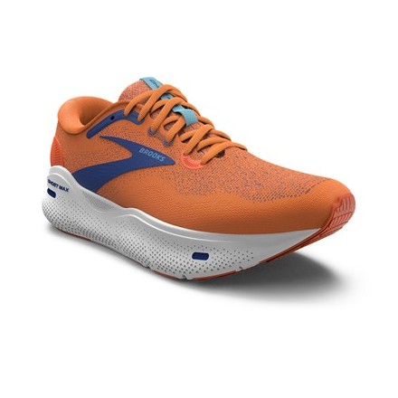 BROOKS GHOST MAX Red Orange/Black/Surf The Web