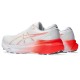 ASICS GEL KAYANO 30 White/Sunrise Red