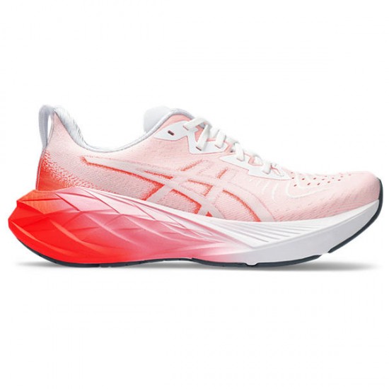 ASICS NOVABLAST 4 donna WHITE/SUNRISE RED