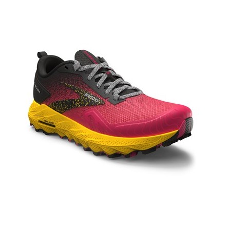 BROOKS CASCADIA 17 donna Diva Pink/Black/Lemon Chrome