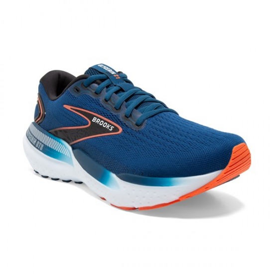 BROOKS GLYCERIN GTS 21BLUE OPAL/BLACK/NASTURTIUM