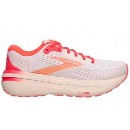 BROOKS GHOST MAX 2 donna-White/Peach/Coral