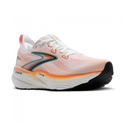 BROOKS GLYCERIN GTS 22-White/Orange/Green Blue Slate