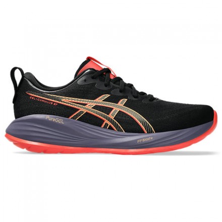 ASICS GEL CUMULUS 27- Black/Coral Reef