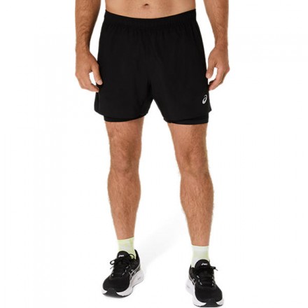 ASICS CORE 2N1 5IN SHORT-BLACK