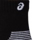 ASICS 2PPK CUSHION RUN QUARTER SOCK BLACK/WHITE