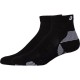ASICS 2PPK CUSHION RUN QUARTER SOCK BLACK/BLACK