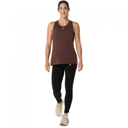 ASICS NAGINO RUN ADJUSTABLE TANK-Caffè Heather