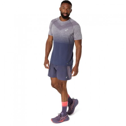 ASICS SEAMLESS SS TOP-Lavender Grey/Indigo Fog