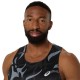ASICS ROAD ALL OVER PRINT SINGLET-Performance Black