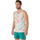 ASICS ROAD ALL OVER PRINT SINGLET- Birch