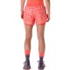ASICS ROAD ALL OVER PRINT 2-N-1 3.5IN SHORT-Coral Reef/Light Ube