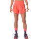 ASICS ROAD 3.5IN SHORT-Coral Reef