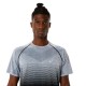 ASICS SEAMLESS SS TOP- Performance Black/Carrier Grey