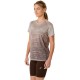 ASICS SEAMLESS SS TOP-Taupe Grey/Coffee