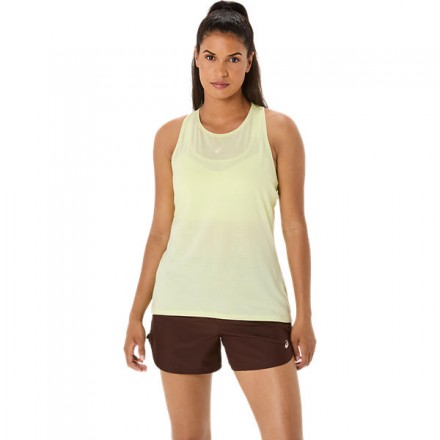 ASICS NAGINO RUN ADJUSTABLE TANK-Huddle Yellow Heather