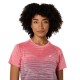 ASICS SEAMLESS SS TOP-Coral Reef/Greyish Purple