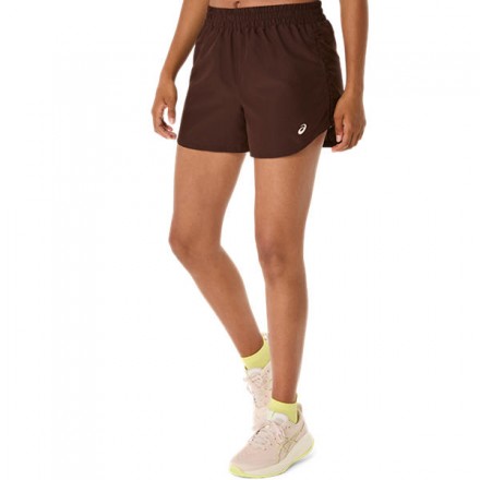 ASICS NAGINO RUN ADJUSTABLE 4IN SHORT- Coffee