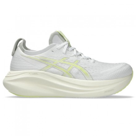 ASICS GEL NIMBUS 27-White/Huddle Yellow