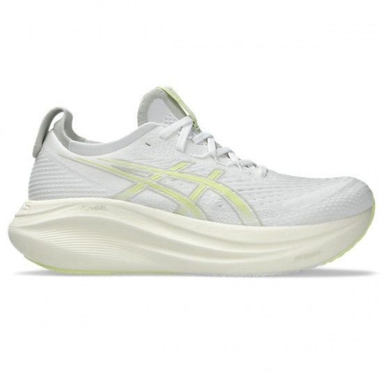 ASICS GEL NIMBUS 27-White/Huddle Yellow