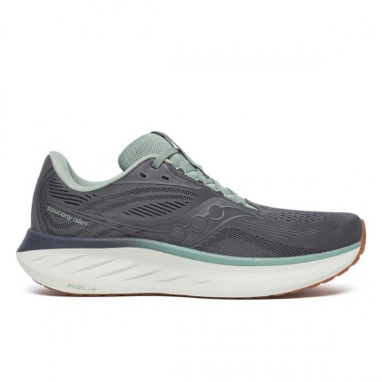 SAUCONY RIDE 18 -CARBON/ICEBERG
