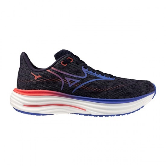 MIZUNO WAVE RIDER 29 donna-Odyssey Gray/Iris Bloom/Calypso Coral