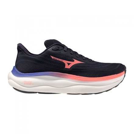 MIZUNO WAVE SKY 9 donna-OdysseyGray/Strik.Coral/Iris Bloom