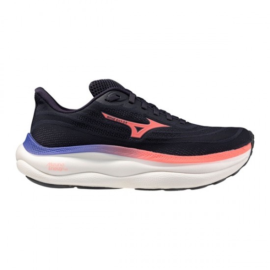 MIZUNO WAVE SKY 9 donna-OdysseyGray/Strik.Coral/Iris Bloom