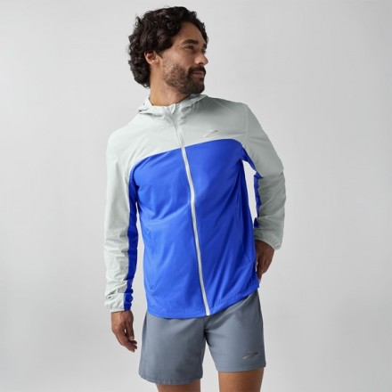 BROOKS Canopy Packable Jacket-420 Neo Blue/Smoke