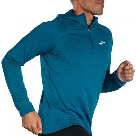 BROOKS Notch Thermal Hoodie 3.0-Neo Blue