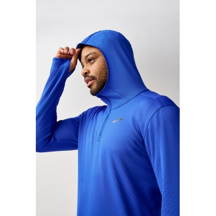 BROOKS Notch Thermal Hoodie 3.0-Neo Blue