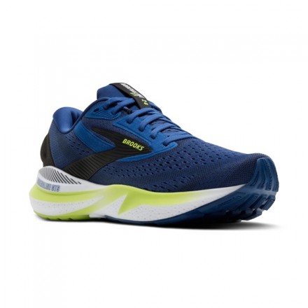 BROOKS ADRENALINE GTS 24-Navy Peony/Black/Acid Lime