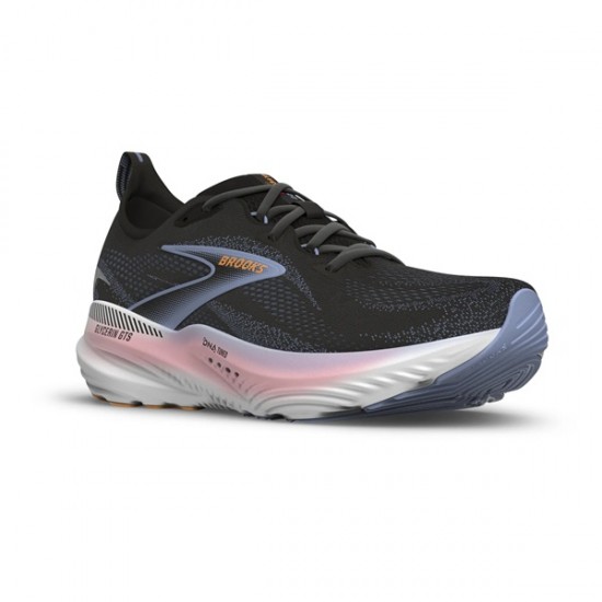 BROOKS GLYCERIN GTS 22 donna-Black/Blue Heron/Orange