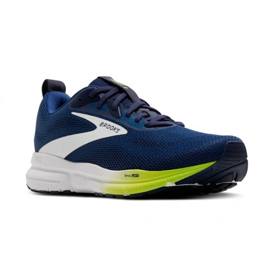 BROOKS TRACE 4-Navy/Peacoat/Acid Lime