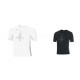 MIZUNO TEAM SHORT SLEEVE UNDERWEARBLACKWHITE