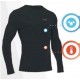 Offside Maglia Termica Manica Lunga Girocollo OFF-09-NERO-BIANCO-GIALLO FLUO-ROSSO-BLUE-ROYAL