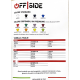 Offside Maglia Termica Manica Lunga Girocollo OFF-09-NERO-BIANCO-GIALLO FLUO-ROSSO-BLUE-ROYAL