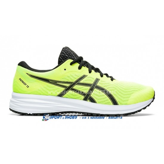 ASICS PATRIOT 12 UOMO SAFETY YELLOW/BLACK