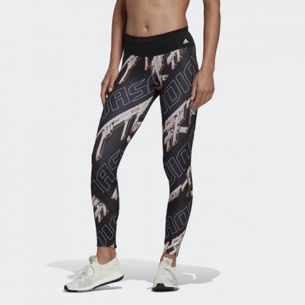 ADIDAS TIGHT OWN THE RUN CLUBBlack/Orange/Green