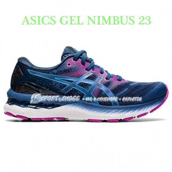 ASICS GEL NIMBUS 23 DONNAGRAND SHARK/DIGITAL AQUA