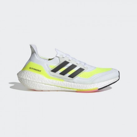 adidas ULTRABOOST 21White/ Black /Yellow