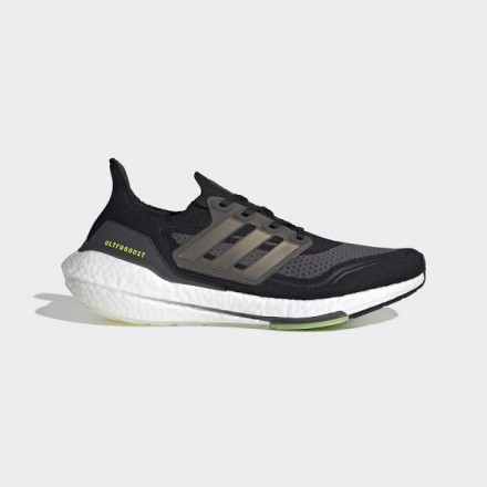 adidas ULTRABOOST 21Core Black/Silver Metallic/Solar Yellow