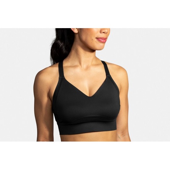 BROOKS Drive Interlace Run Bra BLACK