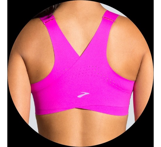 BROOKS Dare Crossback Run Bra MAGENTA/HELIOTROPE